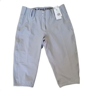 Adidas Girls Fast Pitch Softball Pants Size XL NWT Gray